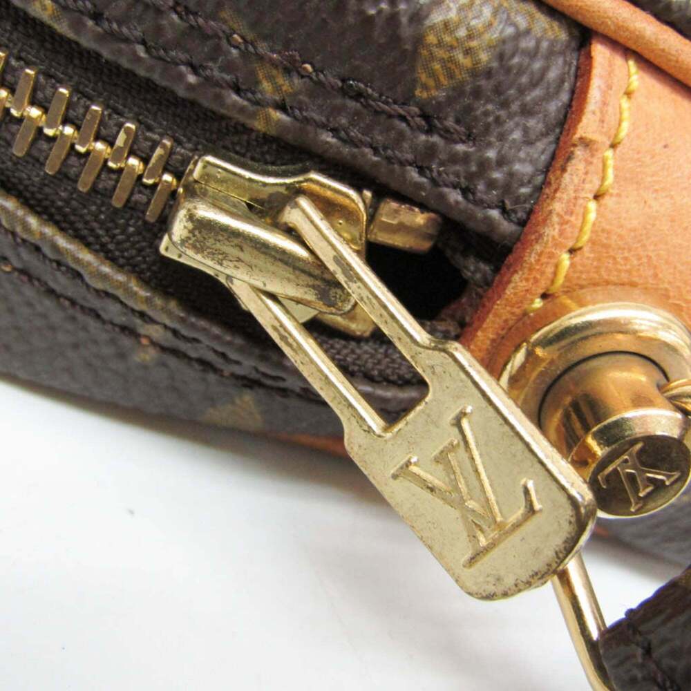 LOUIS VUITTON Authentic Brown Monogram Clutch Bag - Picture 8 of 12